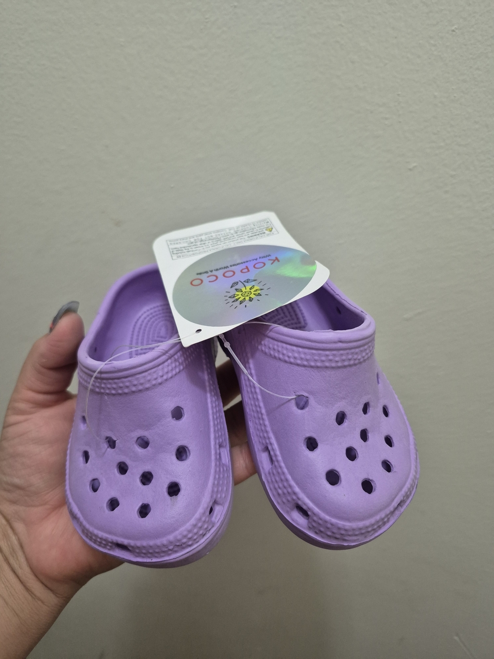 Kids Lavender Clog Shoes ☆ Lightweight Slip-On, SIZE 5T